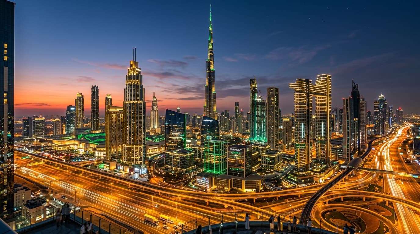 Dubai Skyline & Global Commercial Gateway